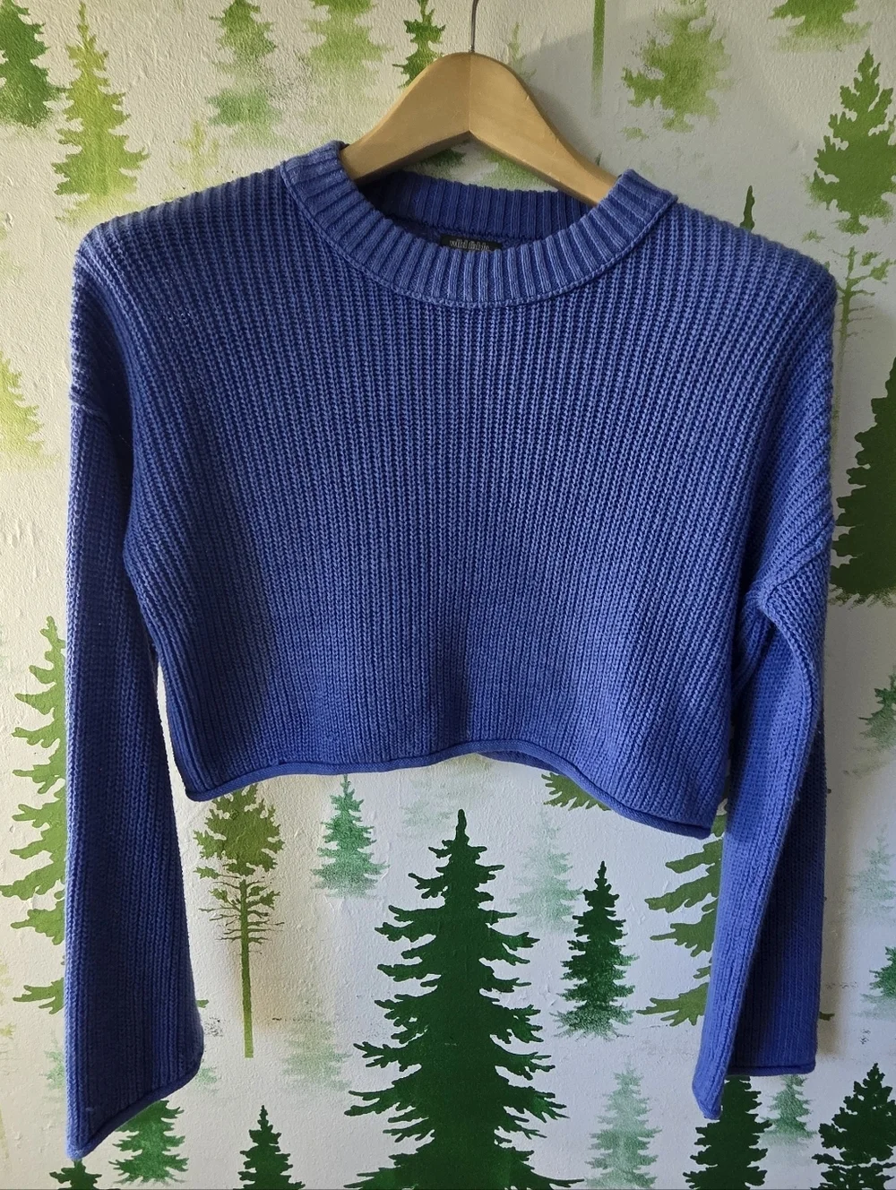 Wild Fable Cropped Rib-Knit Sweater - Picture 1 of 8
